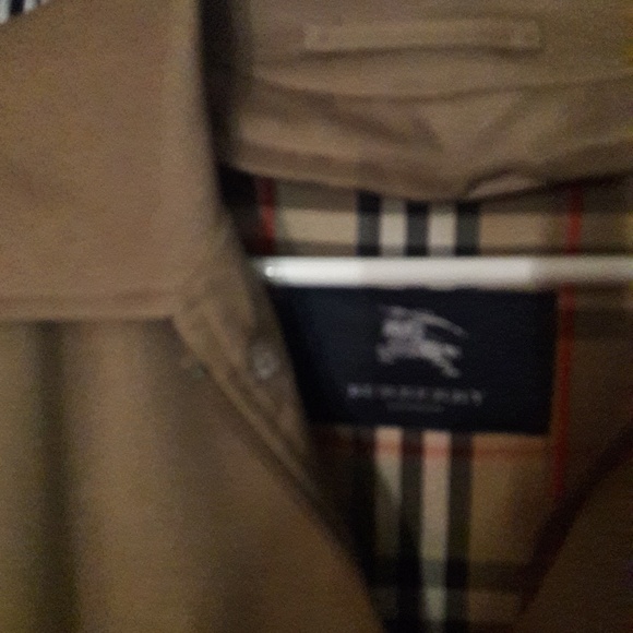 Men's Burberry Coat w/ removable lining/vest - Picture 4 of 8